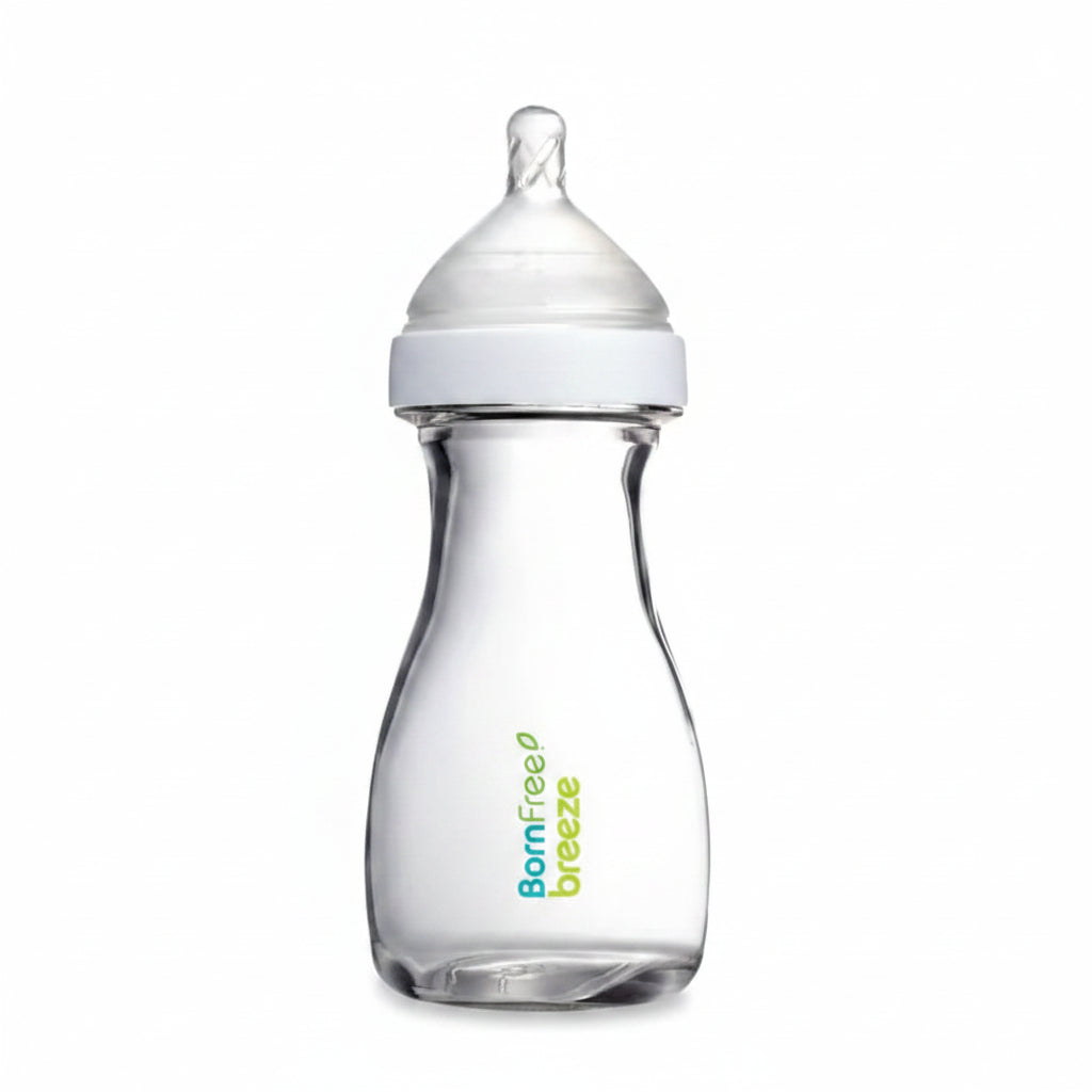 Mamadera Vidrio Born Free Breeze 266ml | Anticólicos Sin BPA